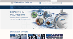 Desktop Screenshot of magnesium-elektron.com