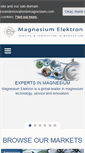 Mobile Screenshot of magnesium-elektron.com